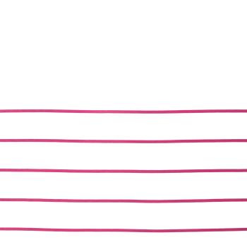 Preview: French Terry Panel ca. 89 cm Lineas Pink/Weiß by Lillesol&Pelle von Swafing